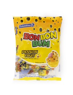 Bon bon bum passion fruit. Sabor maracuyá