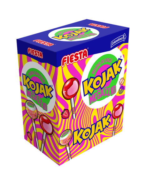 KOJAK Choco Peanut  Caramelos con palo