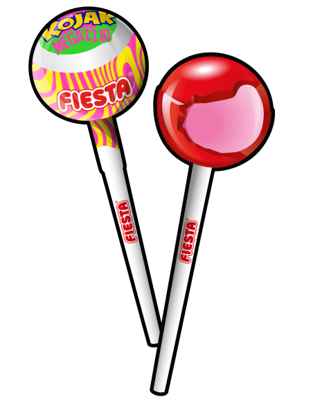 KOJAK Cereza Caramelos con palo