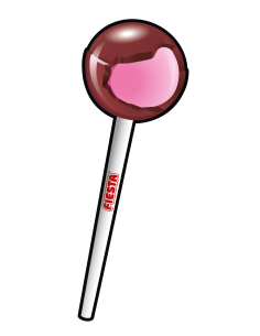 Kojak caramelo con palo de cereza relleno de chicle 7 unidades bolsa 105 g  · FIESTA · Supermercado El Corte Inglés El Corte Inglés