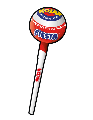 Estuche KOJAK Cereza Caramelos con palo