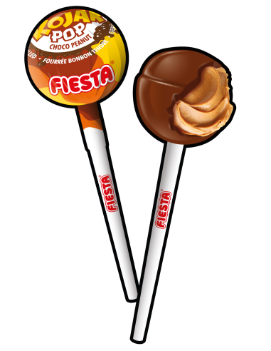 KOJAK Choco Peanut  Caramelos con palo
