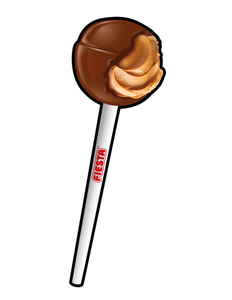 KOJAK Choco Peanut  Caramelos con palo KOJAK Choco Peanut  Caramelos con palo