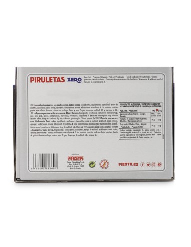 PIRULETAS Zero Caramelos con palo