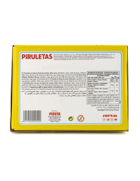 PIRULETAS Pintalenguas Caramelos con palo